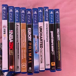 11 lot ps4 games EUC